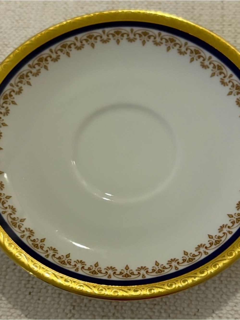 Tirschenreuth Porcelain
Demitasse Cup & Saucer
Bavaria Germany cobalt blue gold - Picture 7 of 10